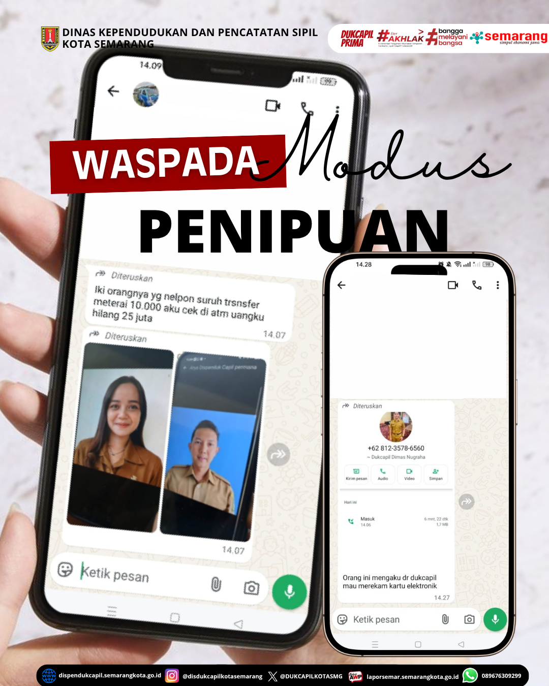 WASPADA MODUS PENIPUAN
