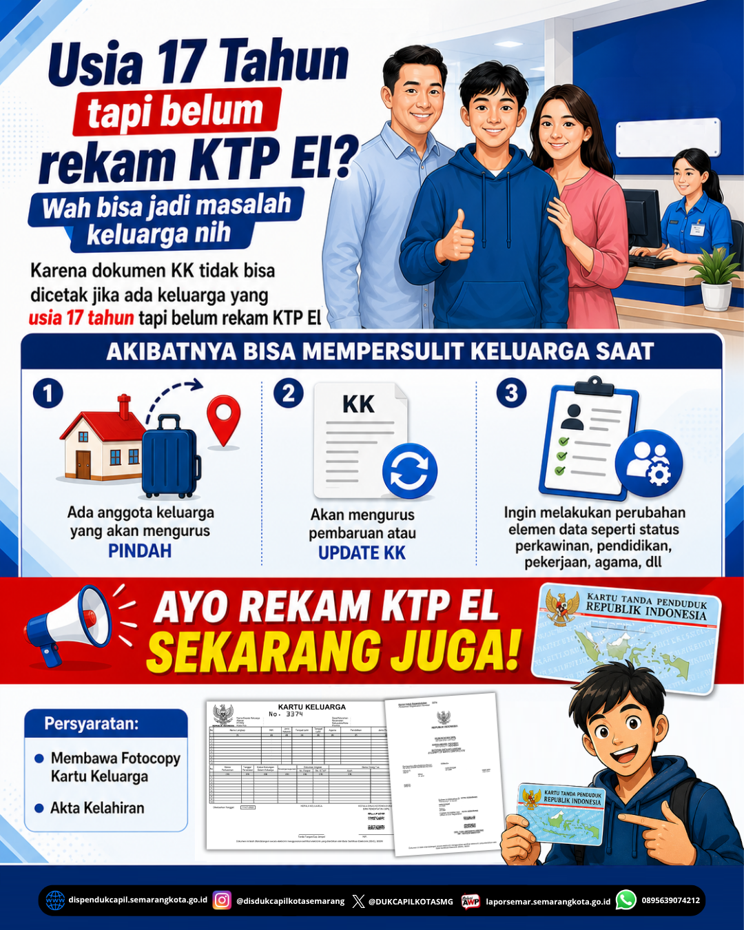 REMAJA 17 TAHUN WAJIB REKAM KTP-EL