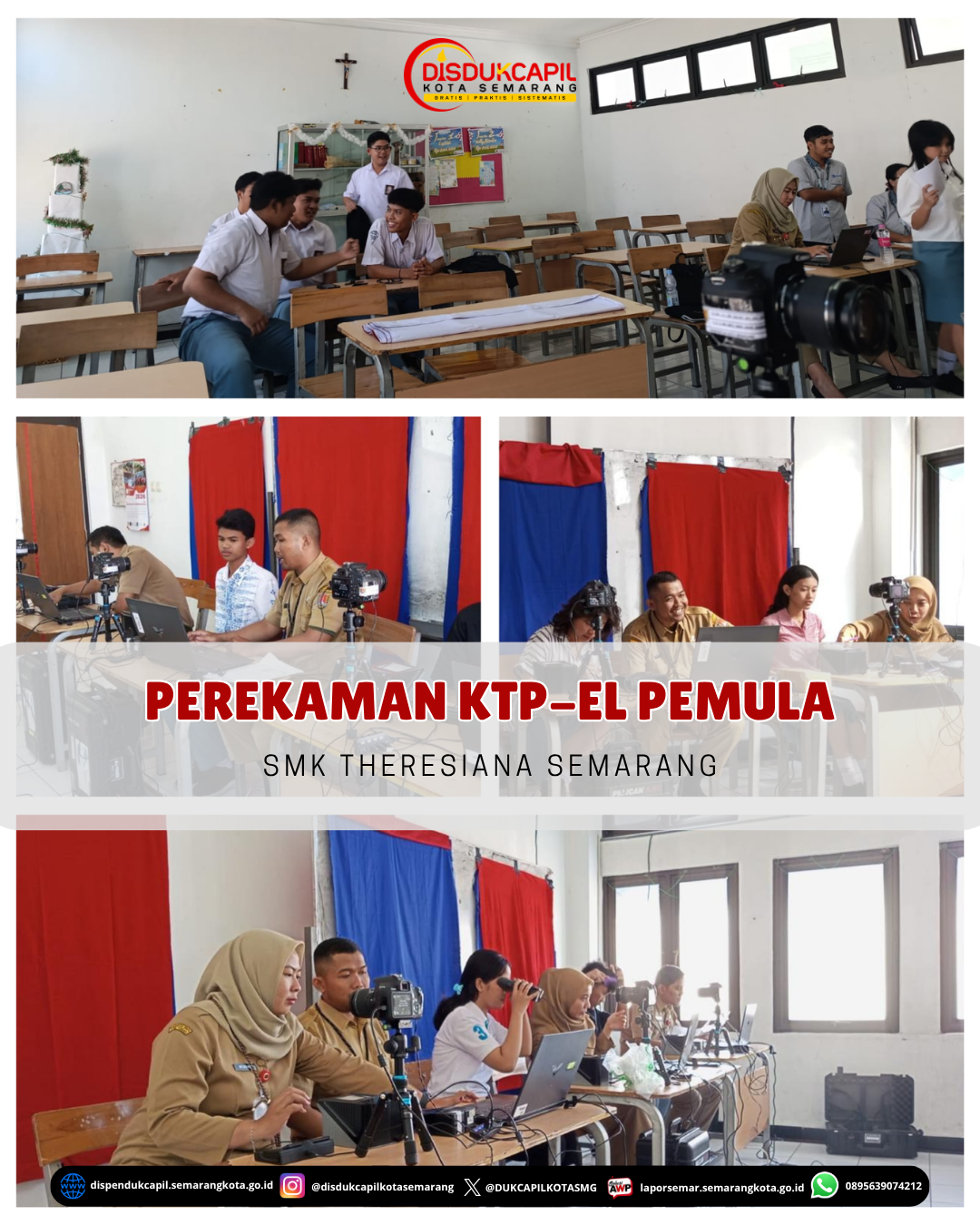 PEREKAMAN KTP EL PEMULA – SMK THERESIANA SEMARANG