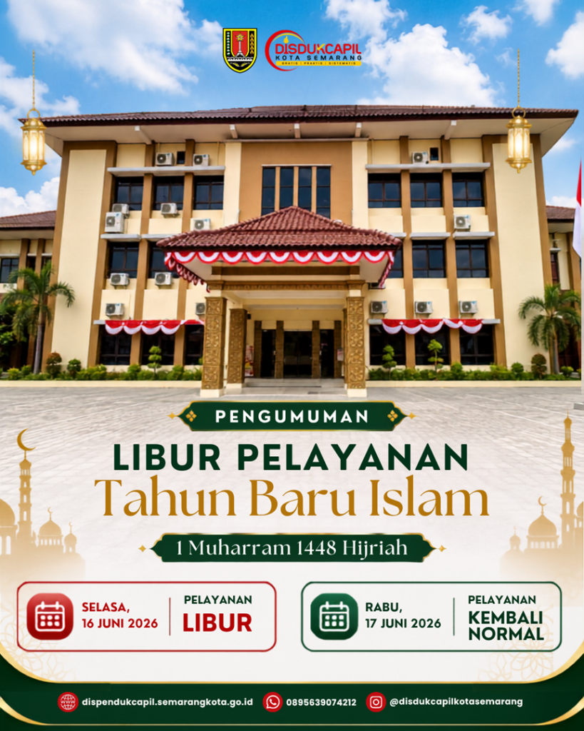 LIBUR PELAYANAN TAHUN BARU ISLAM 1448 H