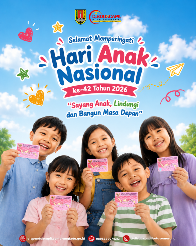 SELAMAT MEMPERINGATI HARI ANAK NASIONAL KE-42 TAHUN 2026