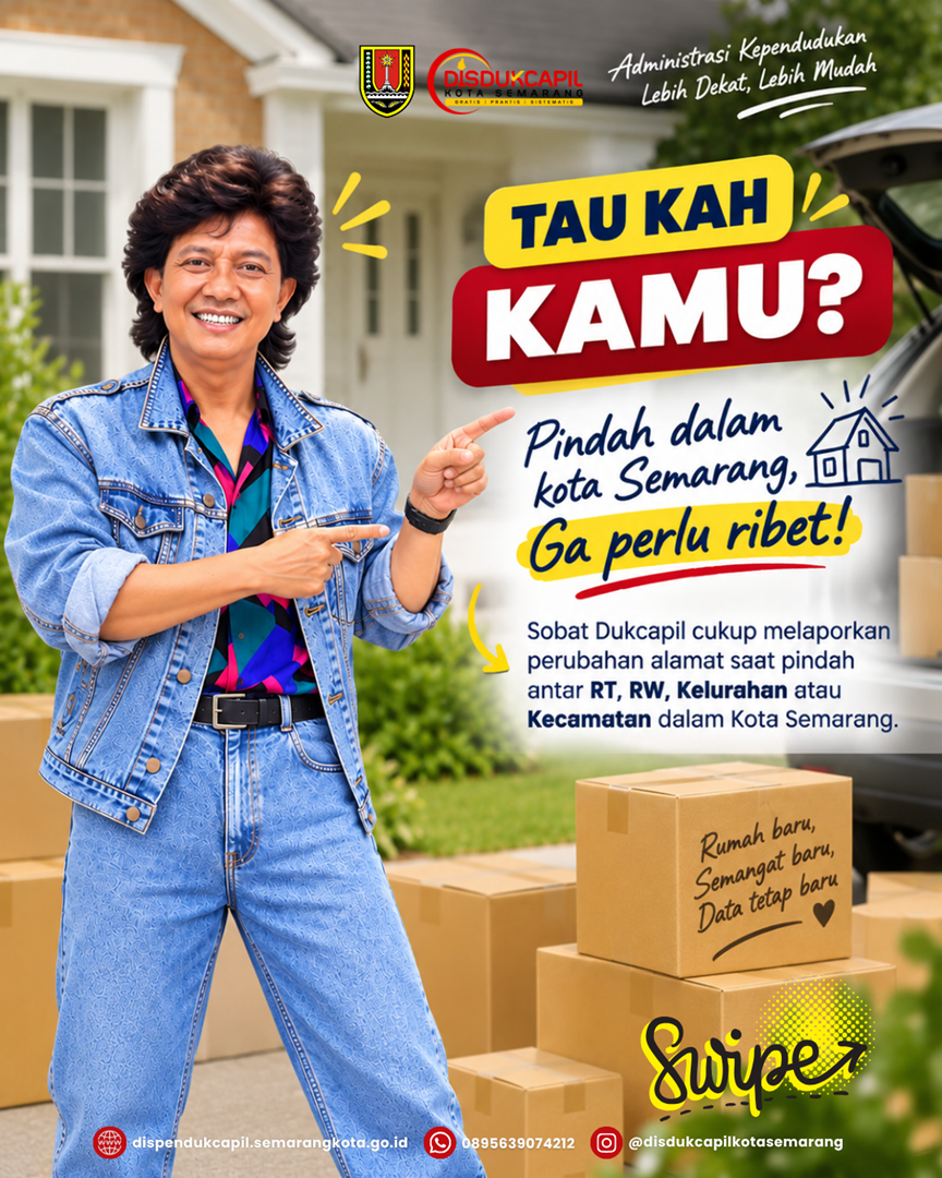 PINDAH DOMISILI DALAM KOTA SEMARANG? GAK PERLU RIBET!