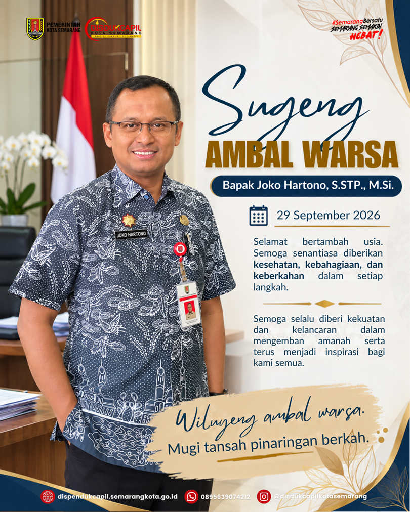 SUGENG AMBAL WARSA BAPAK JOKO HARTONO, S.STP., M.Si.